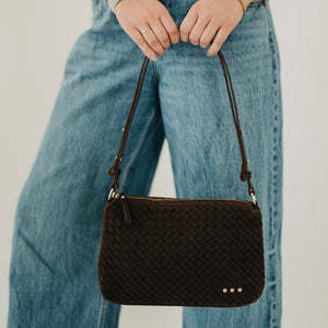 Suede Harper Hobo Shoulder Bag-Shoulder Bag-Pretty Simple