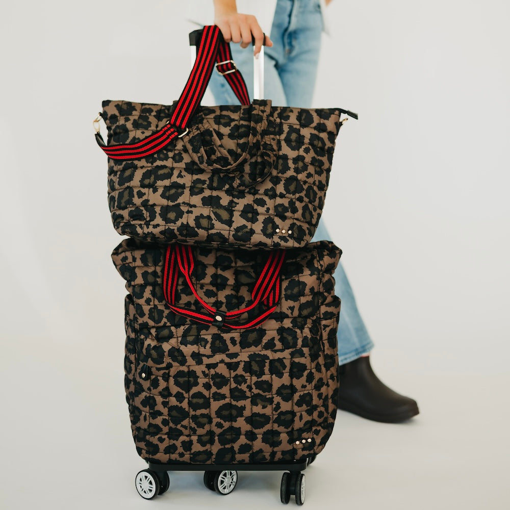 Tenley Quilted Tote Roller Bag-Tote Bag-Pretty Simple