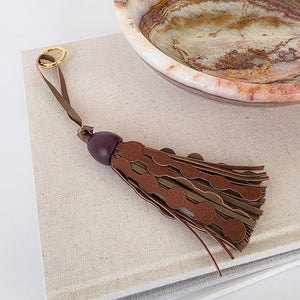 Tess Tassel Bag Charm-Pretty Simple