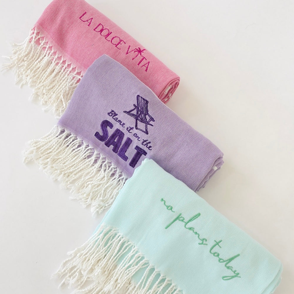 Toni Turkish Beach Towel-Accessories-Pretty Simple