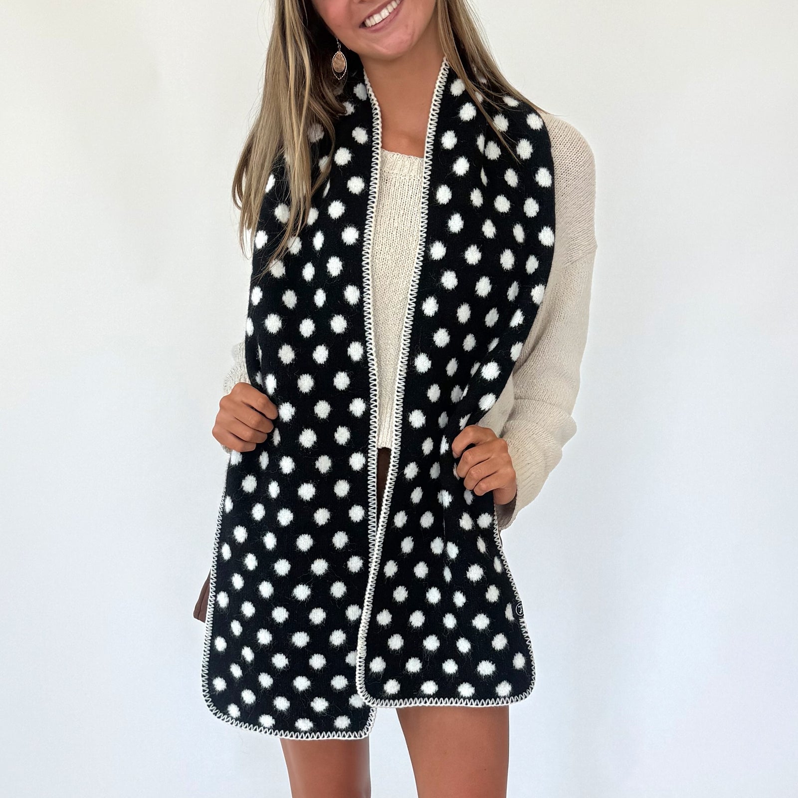Trudy Polka Dot Scarf