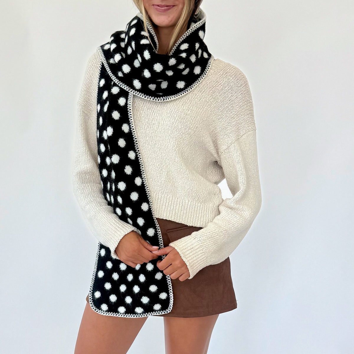 Trudy Polka Dot Scarf