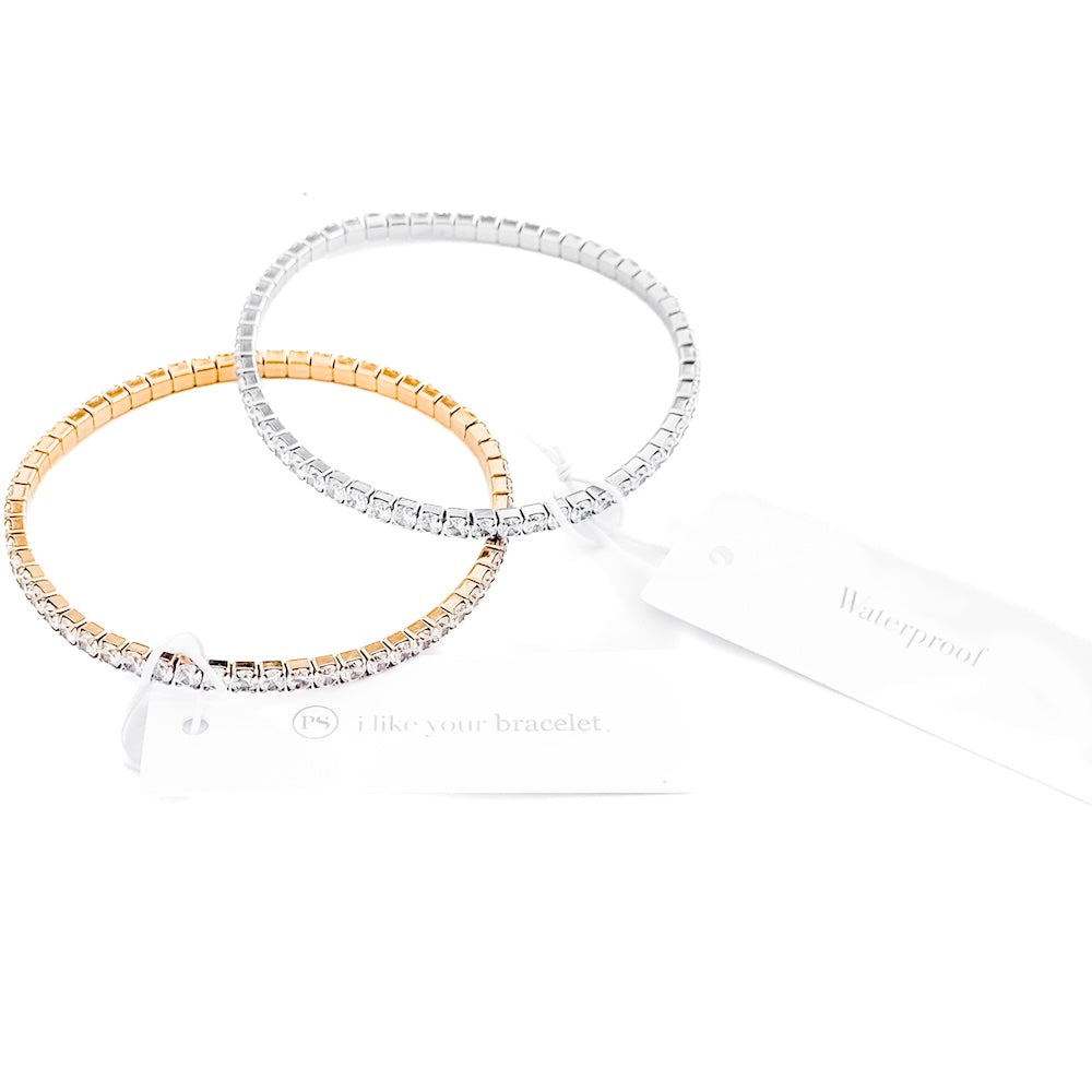 Valentina Tennis Bracelet - WATERPROOF-Bracelet-Pretty Simple