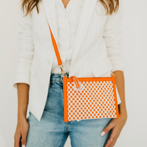 Veda Woven Crossbody and Clutch Bag-Crossbody Bag-Pretty Simple