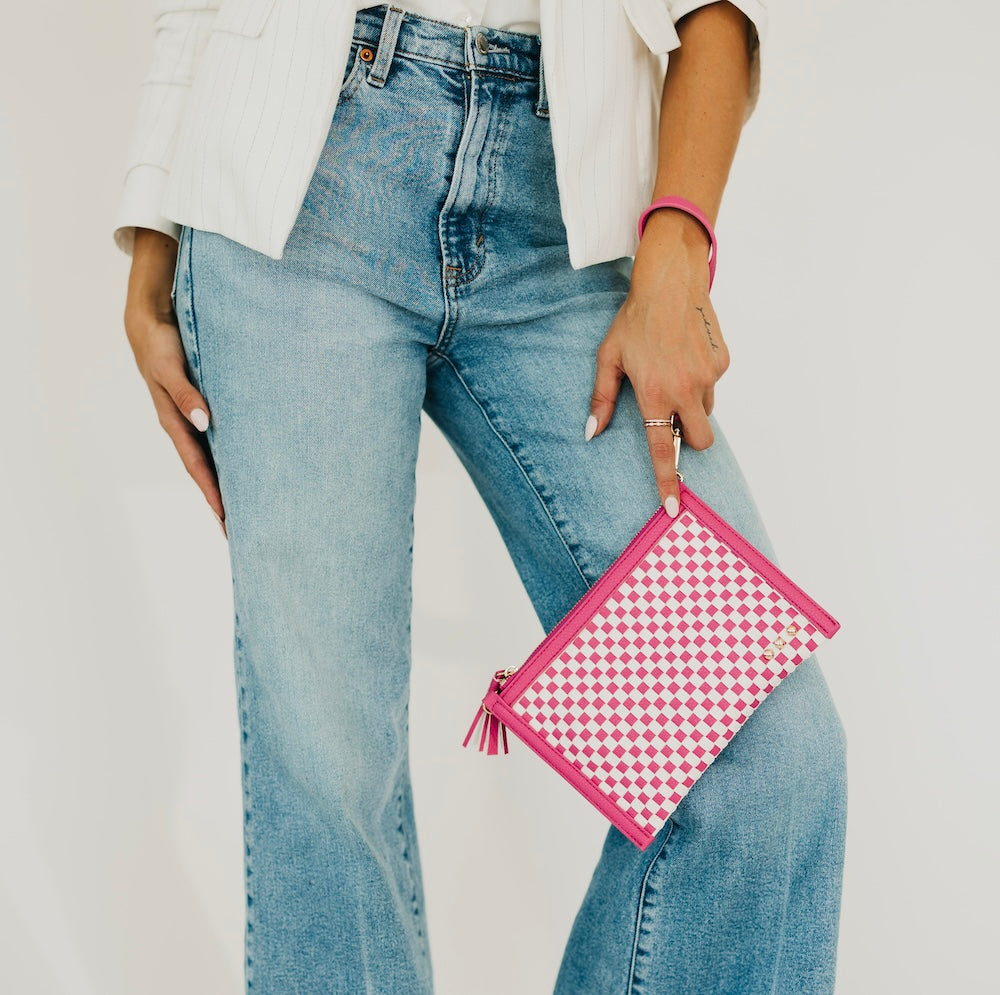 Veda Woven Crossbody and Clutch Bag-Crossbody Bag-Pretty Simple