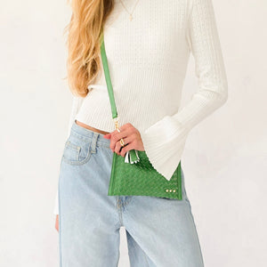 Veda Woven Crossbody and Clutch Bag-Crossbody Bag-Pretty Simple