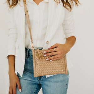 Veda Woven Crossbody and Clutch Bag-Crossbody Bag-Pretty Simple