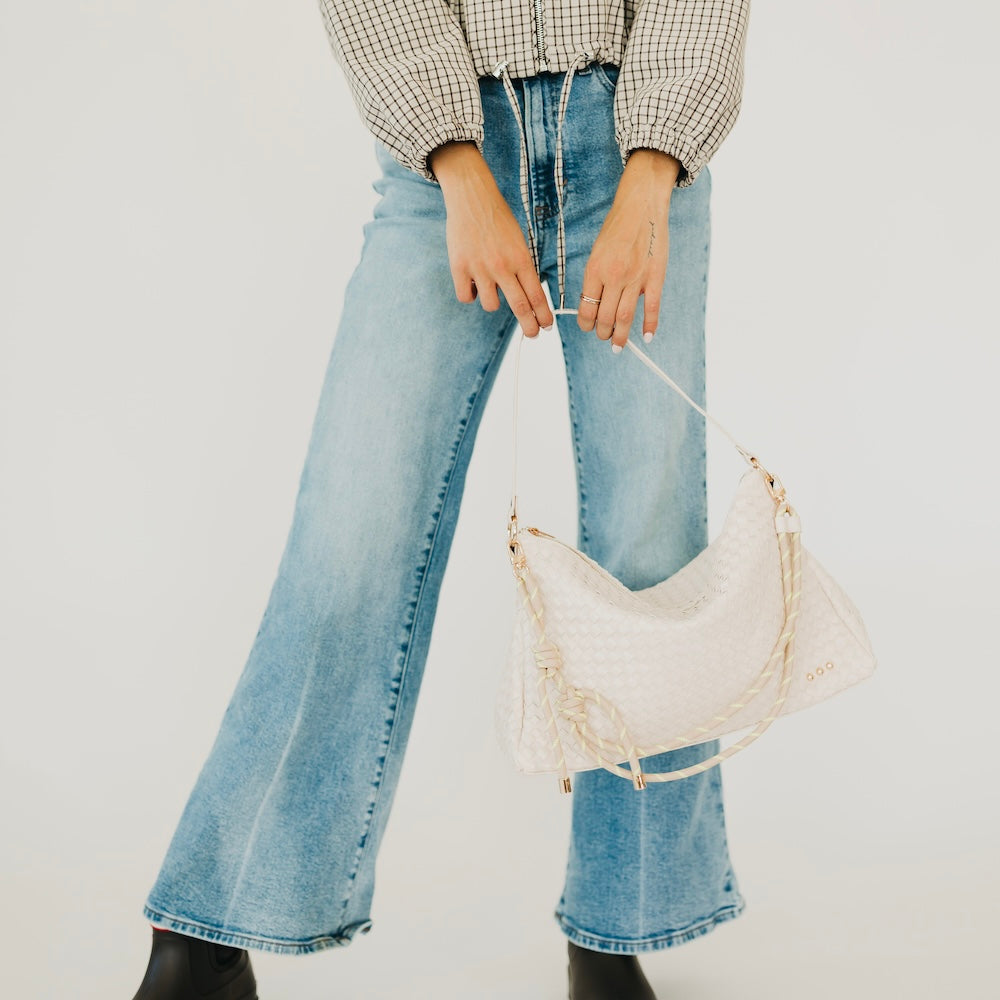 Woven Nikki Slouchy Shoulder Bag-Shoulder Bag-Pretty Simple