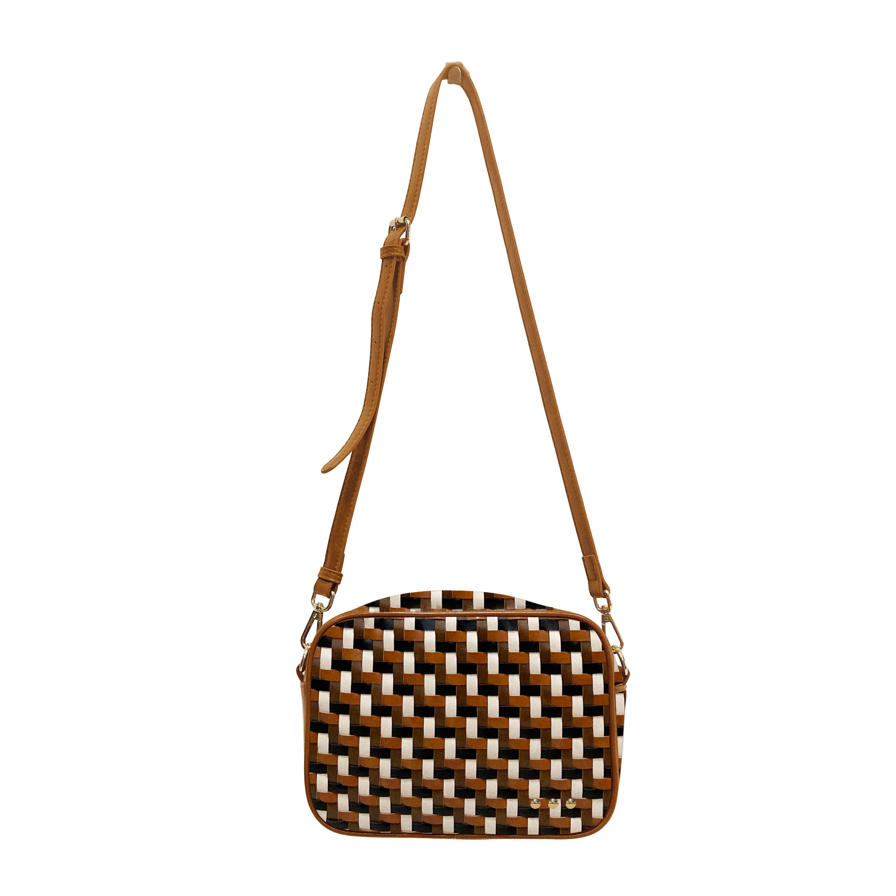 Woven Willow Camera Crossbody Bag - Pretty Simple Wholesale