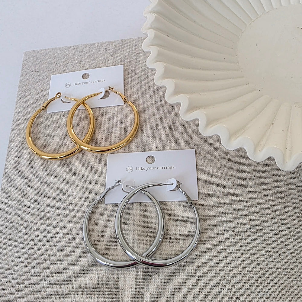 Y2K Classic Hoop Earring - WATERPROOF