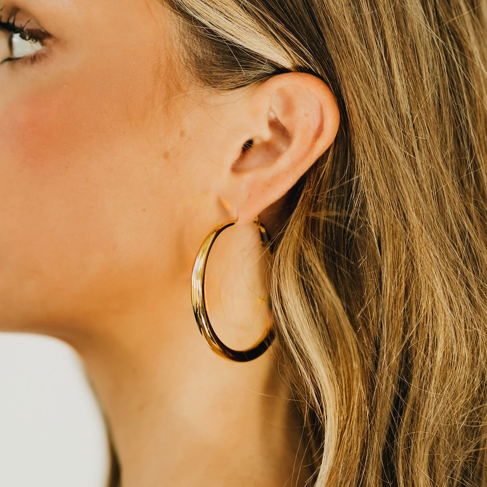 Y2K Classic Hoop Earring - WATERPROOF-Earrings-Pretty Simple