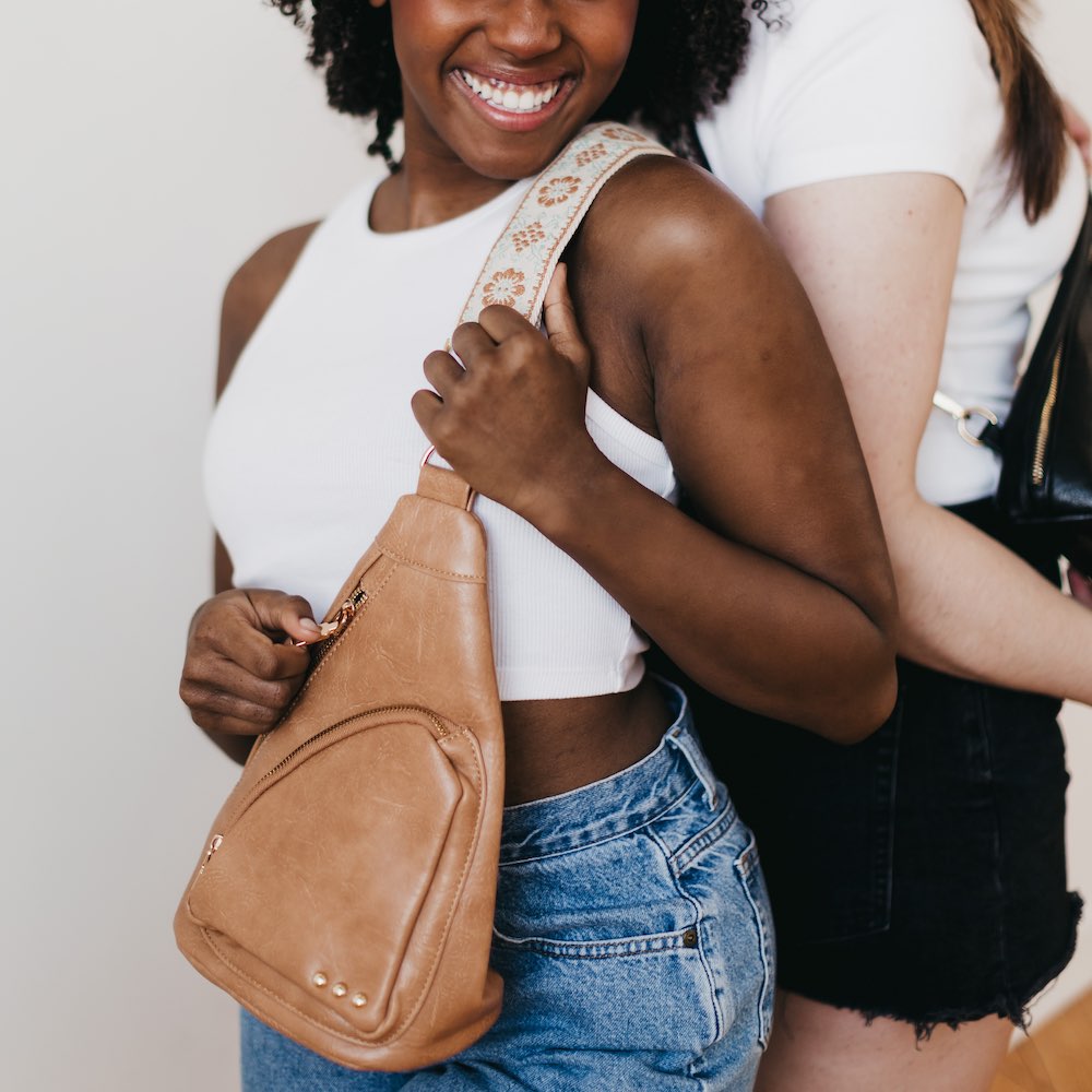 Brown sling bag Clearance