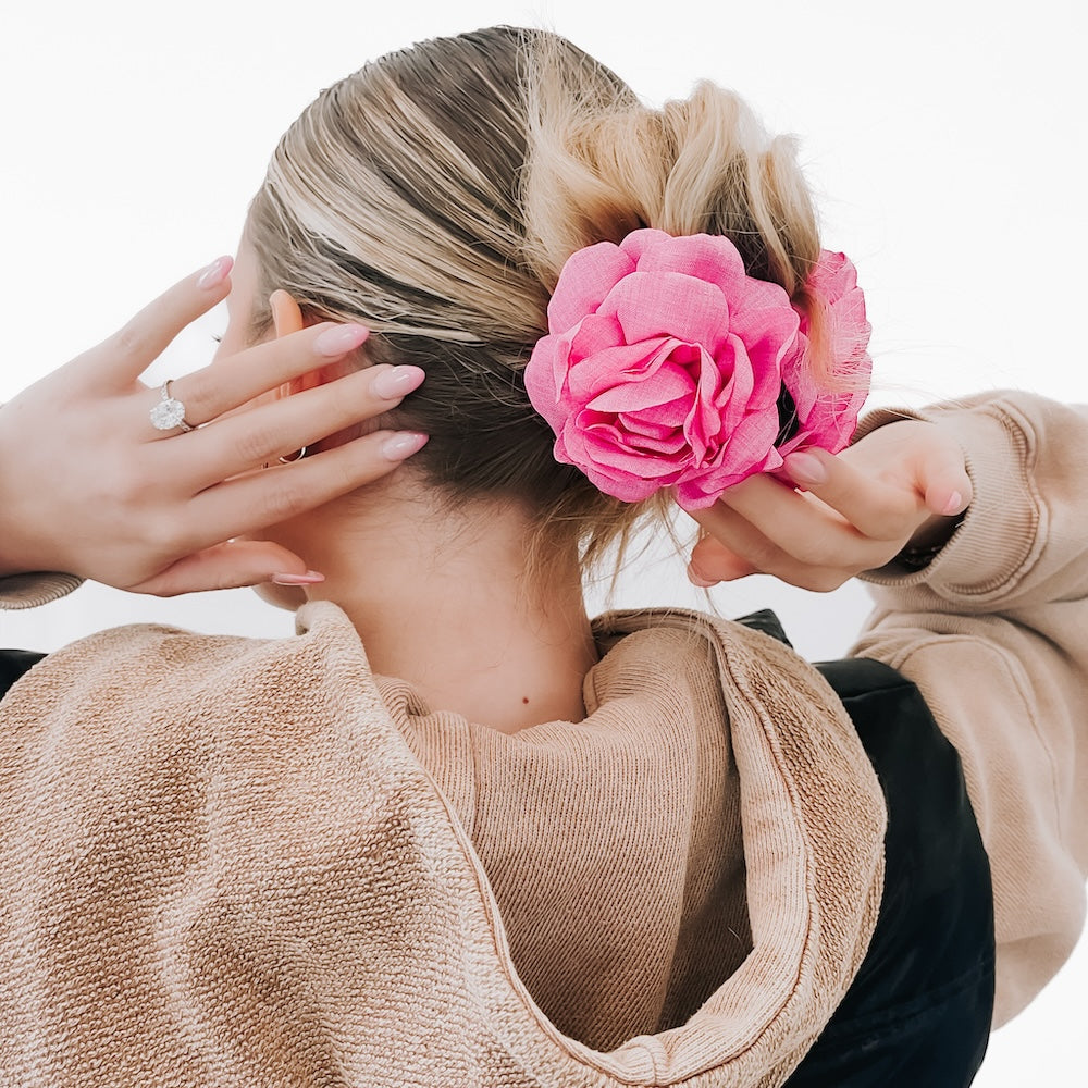 Blooming Rose Hair Claw Clip-Pretty Simple
