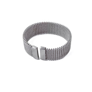 Braided Mesh Cuff Bracelet - WATERPROOF-Bracelet-Pretty Simple