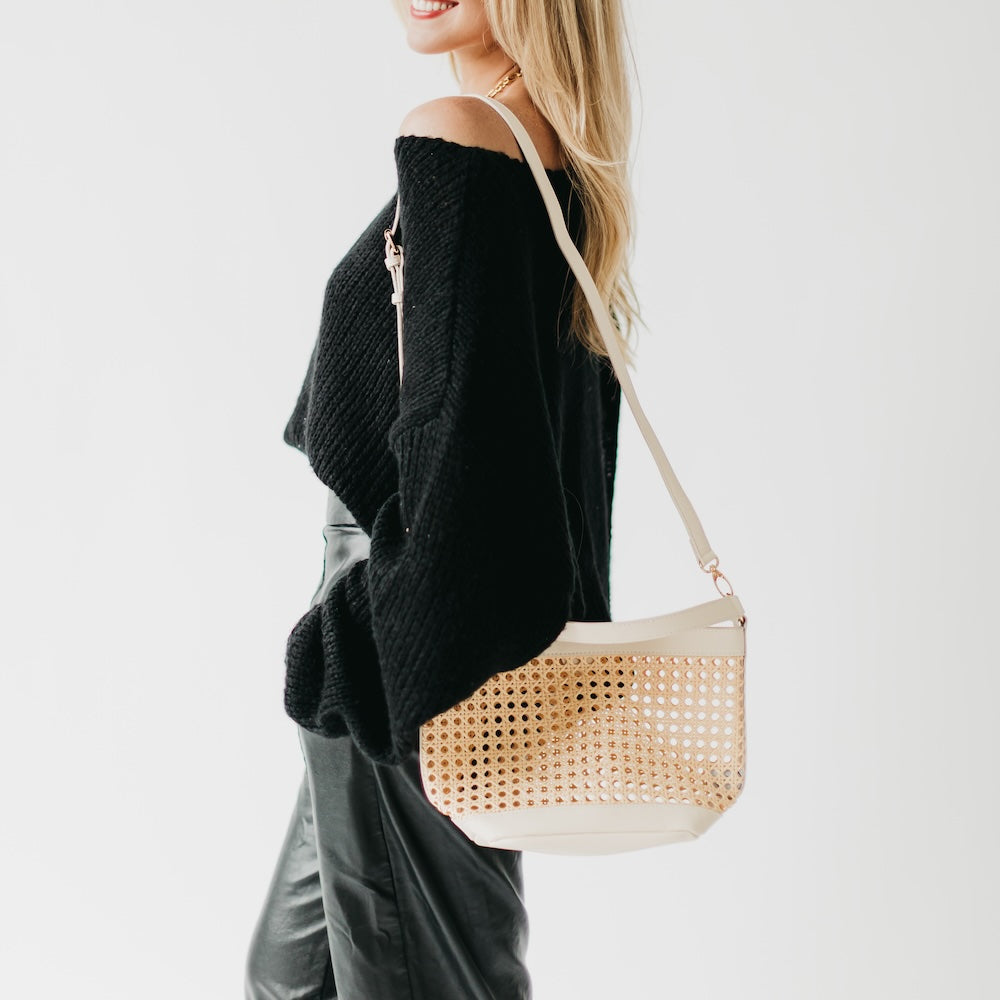 Bryce Woven Bucket Bag-Tote Bag-Pretty Simple