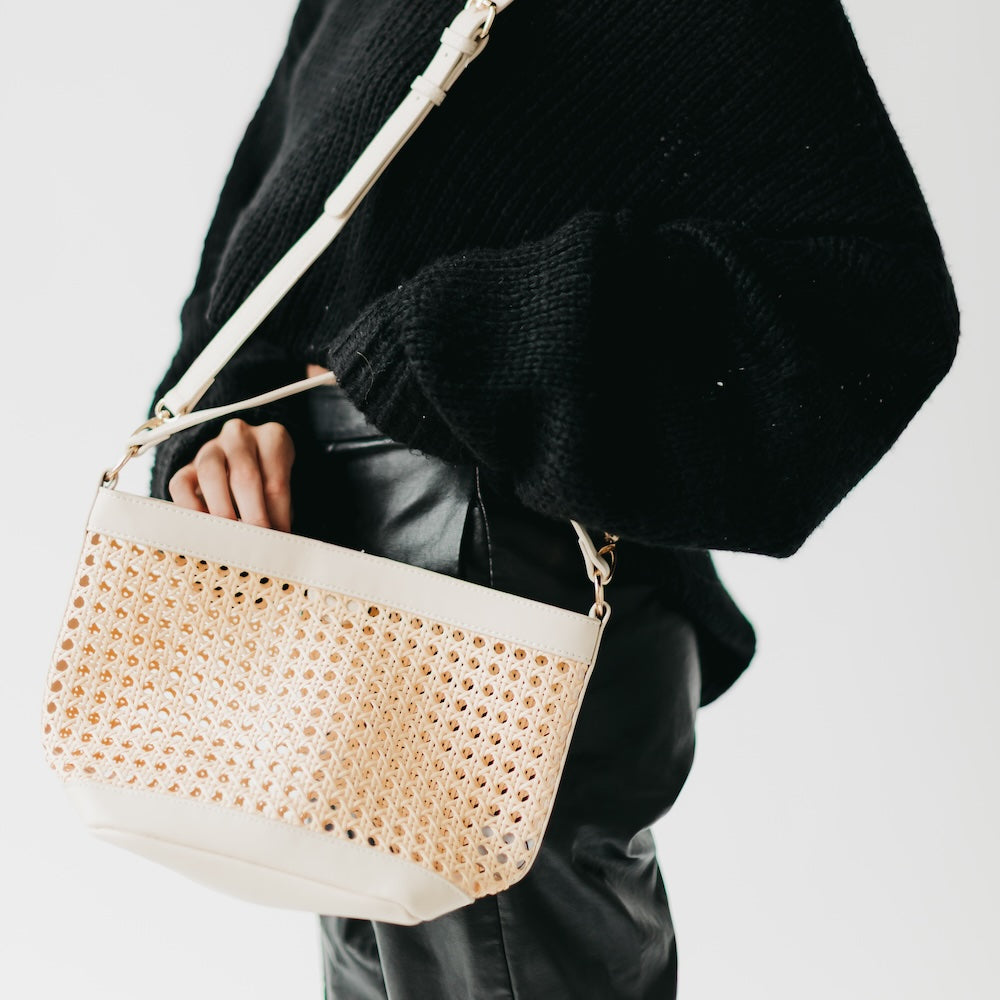 Bryce Woven Bucket Bag-Tote Bag-Pretty Simple