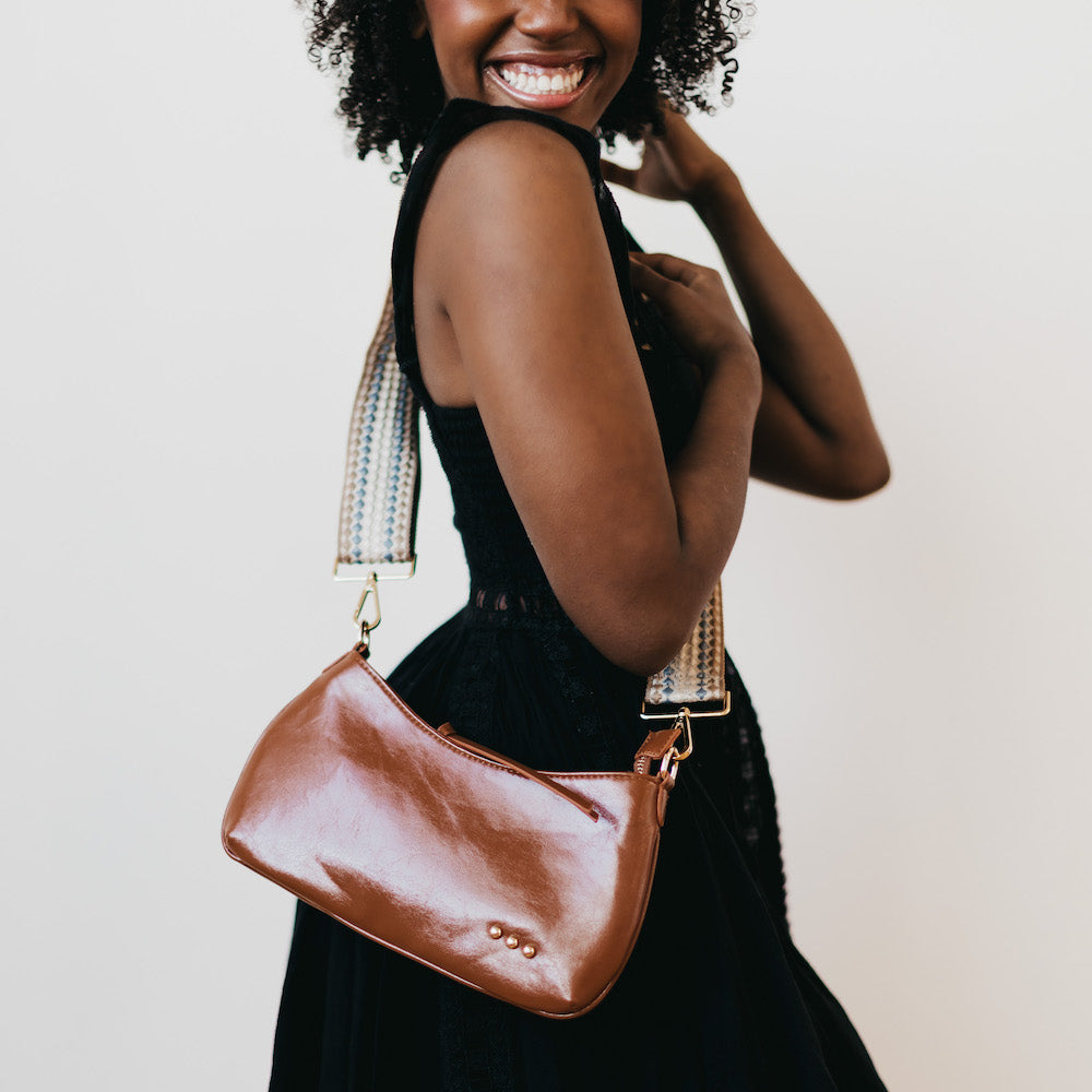 Creeper Trendy Women Black Faux Leather/Leatherette Handbags