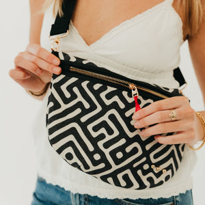 Callahan Canvas Printed Bum Bag-Bum Bag-Pretty Simple