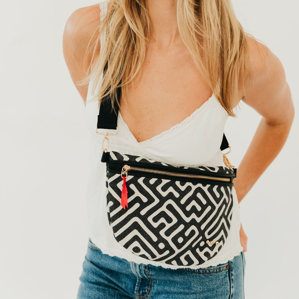 Callahan Canvas Printed Bum Bag-Bum Bag-Pretty Simple