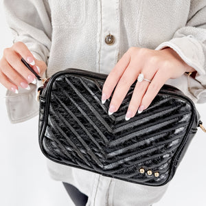 Coco Quilted Camera Crossbody Bag-Crossbody Bag-Pretty Simple