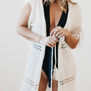 PREORDER - Camila Crochet Kimono-Kimono-Pretty Simple