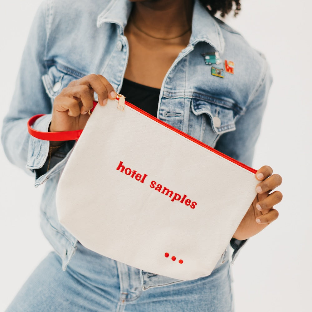 Canvas Catch All Pouch-Bag Accessories-Pretty Simple