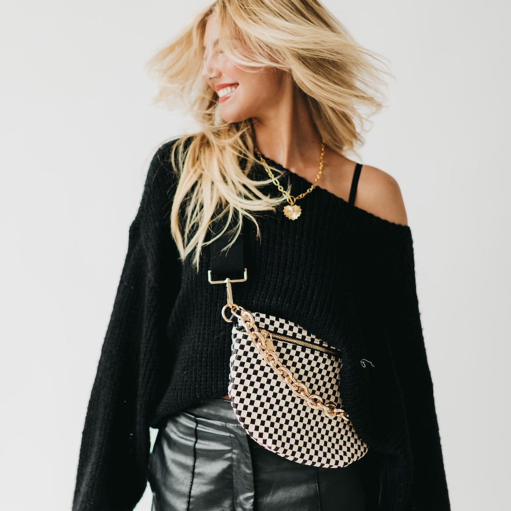 Bold Metal Chain Shoulder Strap-Bag Accessories-Pretty Simple