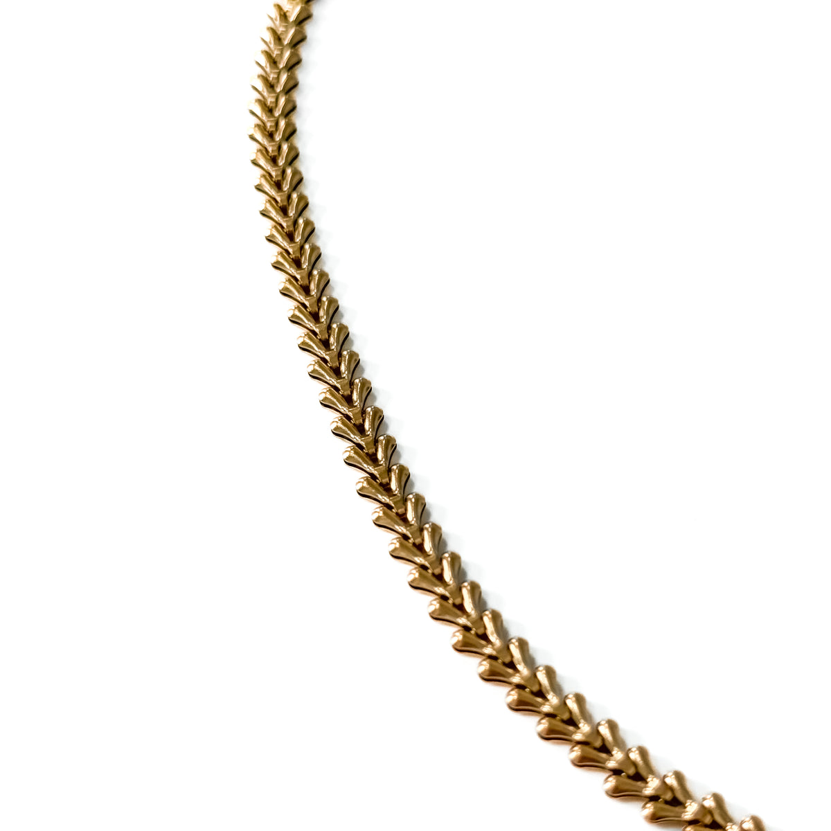 Chevron Chain Necklace - WATERPROOF-Necklace-Pretty Simple