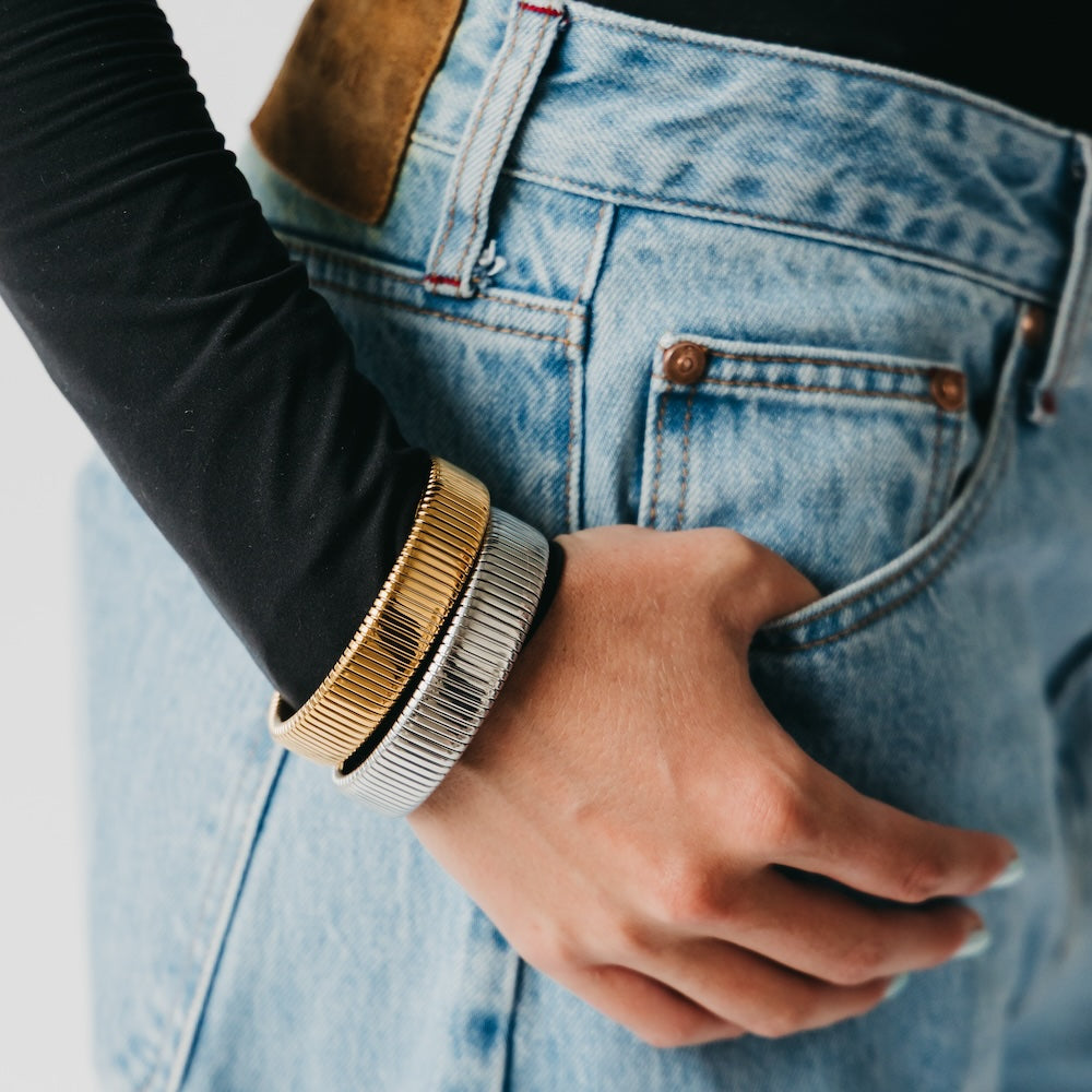 Chunky Statement Bangle Bracelet - WATERPROOF-Bracelet-Pretty Simple