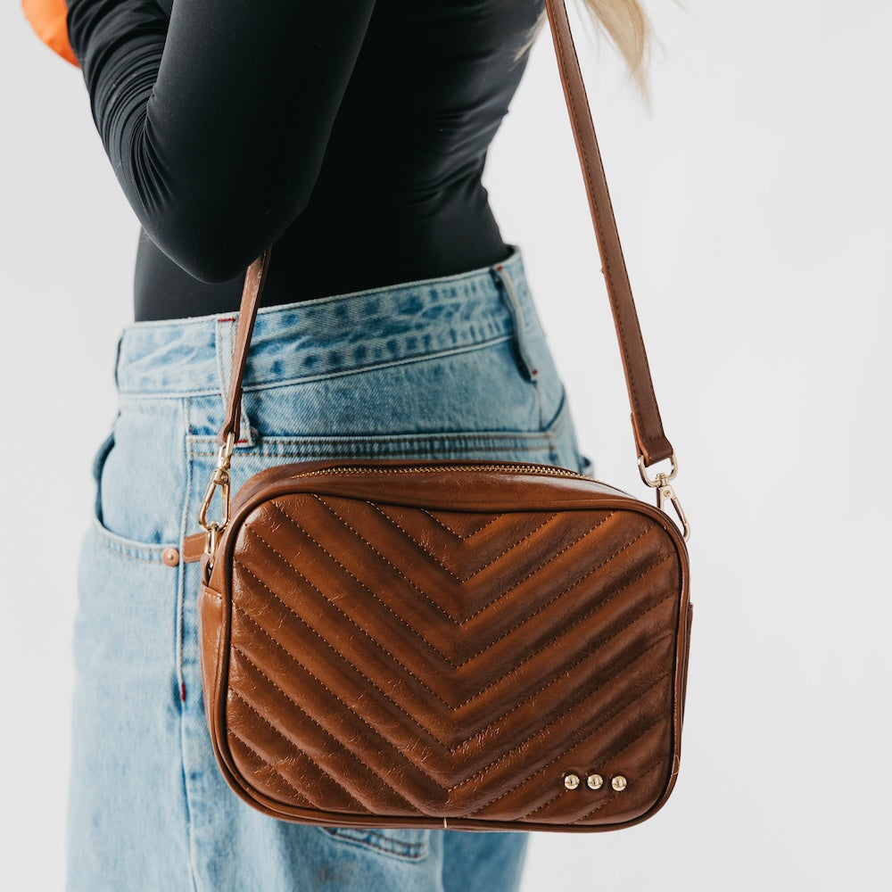 Coco Quilted Camera Crossbody Bag-Crossbody Bag-Pretty Simple