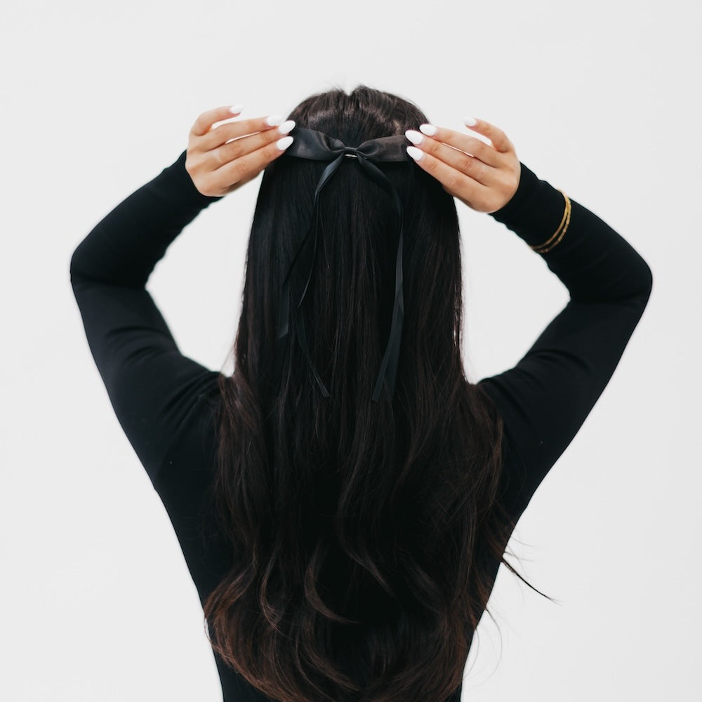 Dahlia Dainty Hair Bow Clip-Hair Clip-Pretty Simple