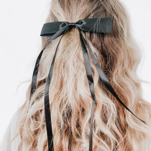 Dahlia Dainty Hair Bow Clip-Pretty Simple