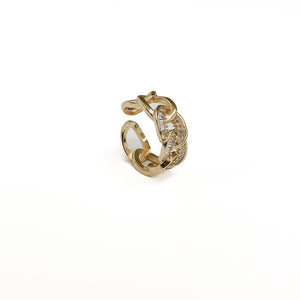 Darling Dazed Chain Link Ring-Pretty Simple Wholesale