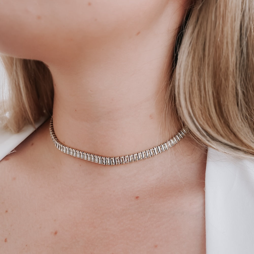 Dazed In Diamonds Choker Necklace WATERPROOF Wholesale Pretty