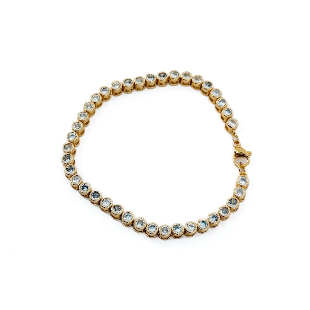 Tennis Bracelet Frosted In Diamonds - WATERPROOF-Bracelet-Pretty Simple