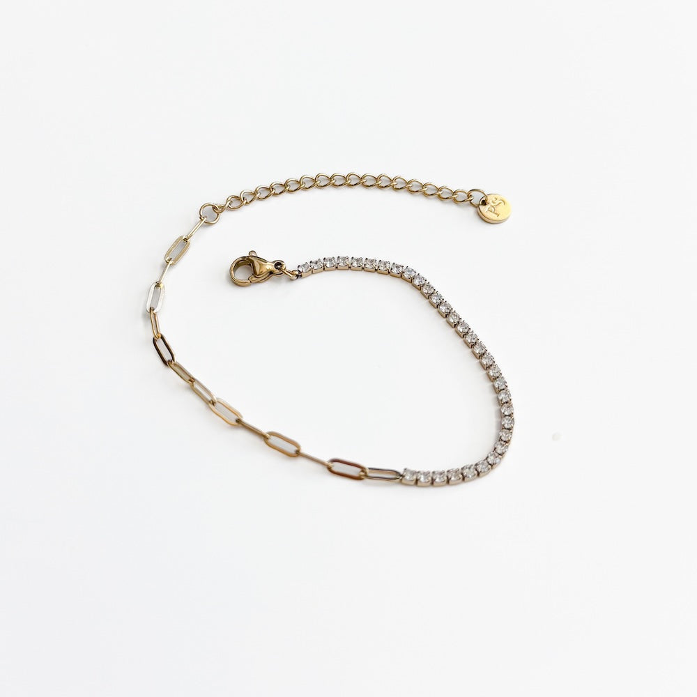 Diamond Tennis Chain Bracelet - WATERPROOF-Bracelet-Pretty Simple