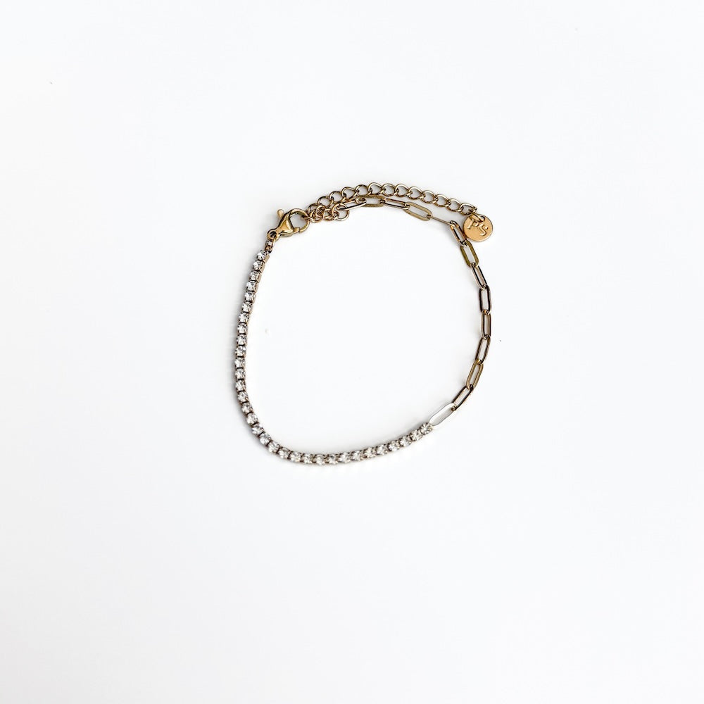 Diamond Tennis Chain Bracelet - WATERPROOF-Bracelet-Pretty Simple