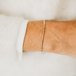Diamond Tennis Chain Bracelet - WATERPROOF-Bracelet-Pretty Simple