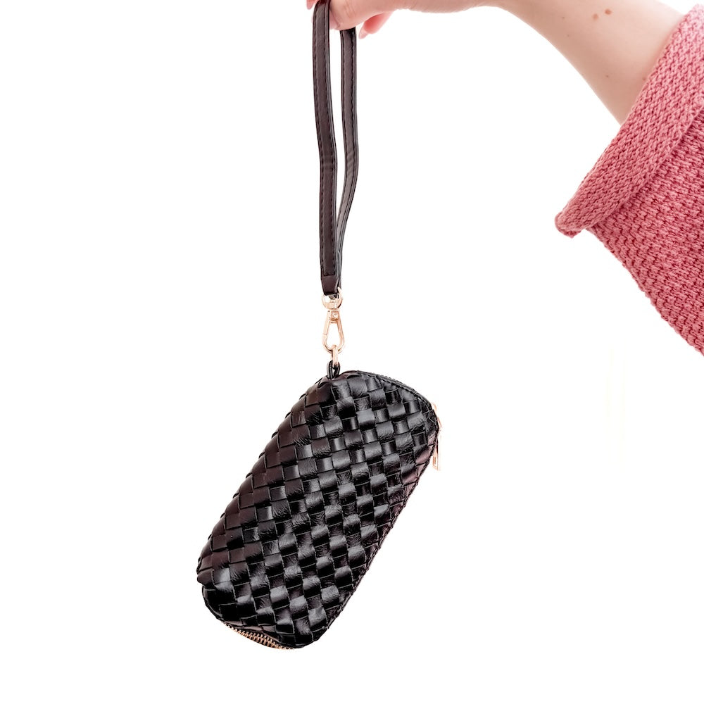 Dylan Woven Sunglass Case Wristlet-Pouch-Pretty Simple