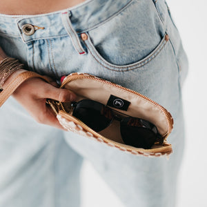 Dylan Woven Sunglass Case Wristlet-Pouch-Pretty Simple