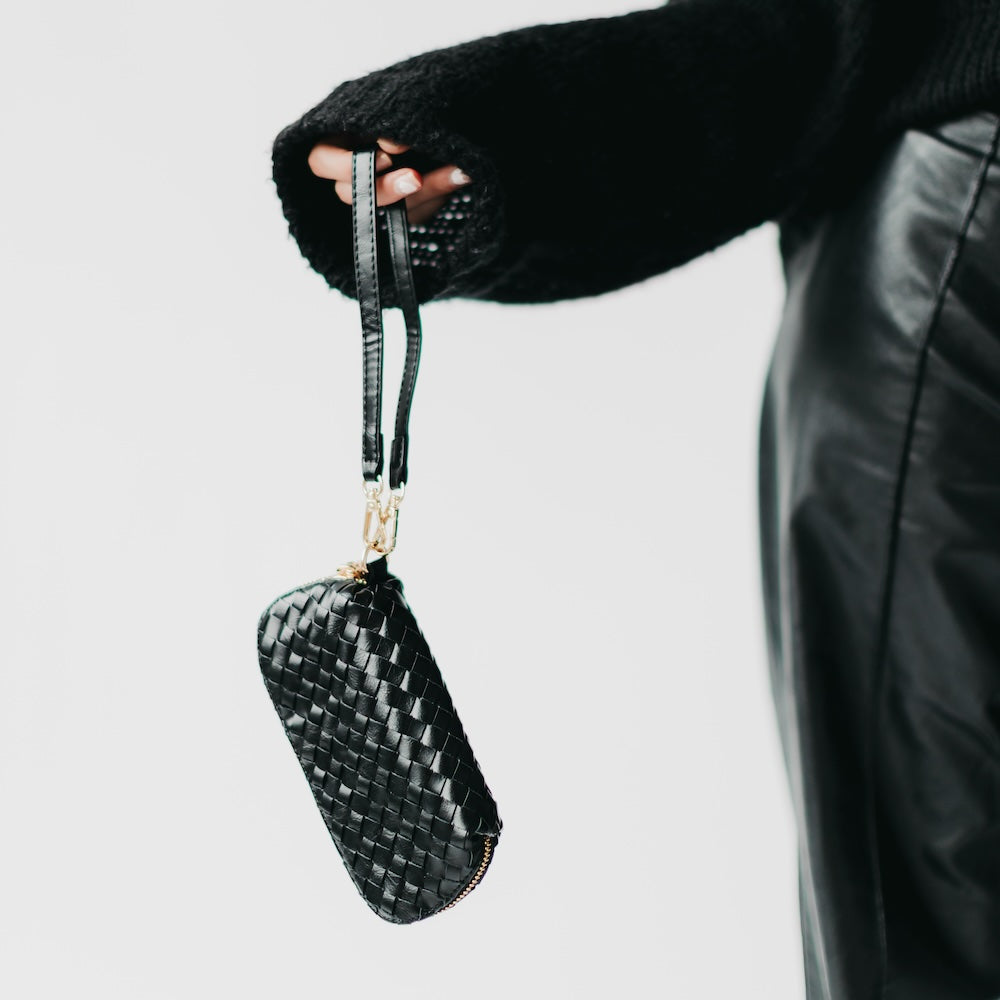 Dylan Woven Sunglass Case Wristlet-Pouch-Pretty Simple