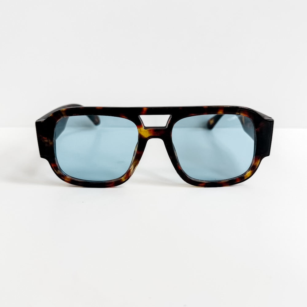 Ellen Retro Square Pilot Sunglasses-Sunglasses-Pretty Simple