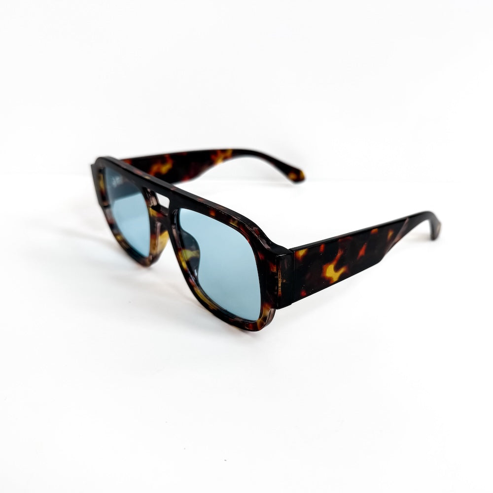Ellen Retro Square Pilot Sunglasses-Sunglasses-Pretty Simple