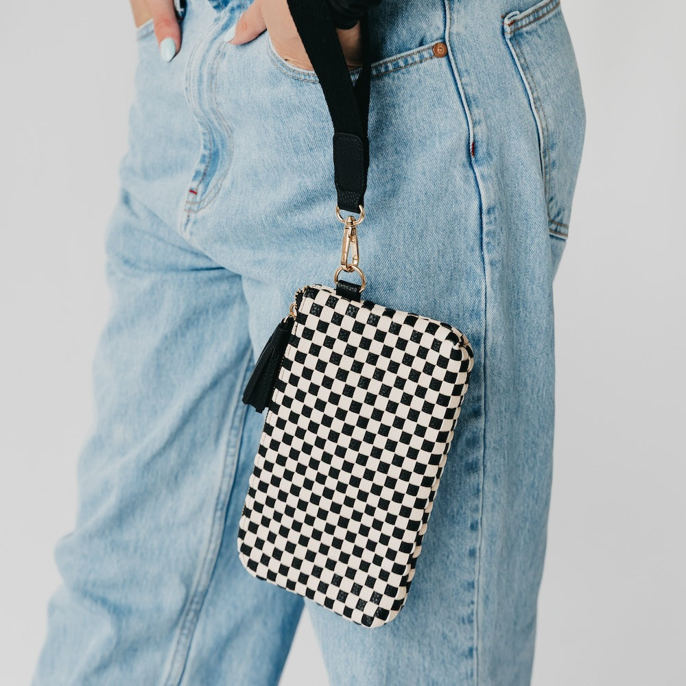 Emma Woven Clutch Wristlet-Wallet-Pretty Simple