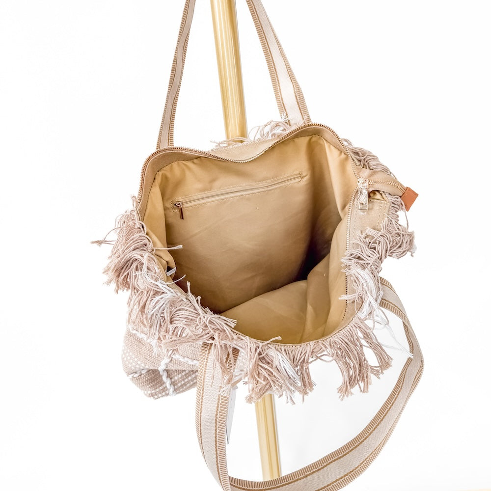 Fae Fringe Tote Bag-Tote Bag-Pretty Simple