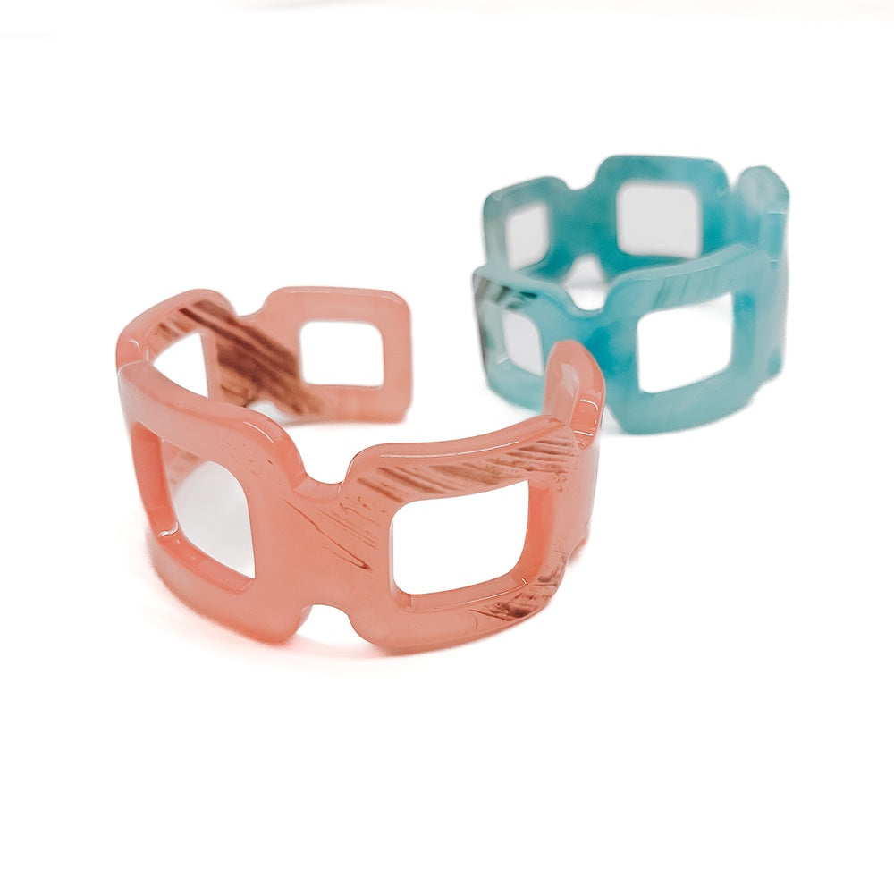 Fashion Acetate Cut Out Cuff-Bracelet-Pretty Simple Wholesale