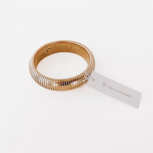 Fierce Finley Gold Bangle Bracelet - WATERPROOF-Pretty Simple