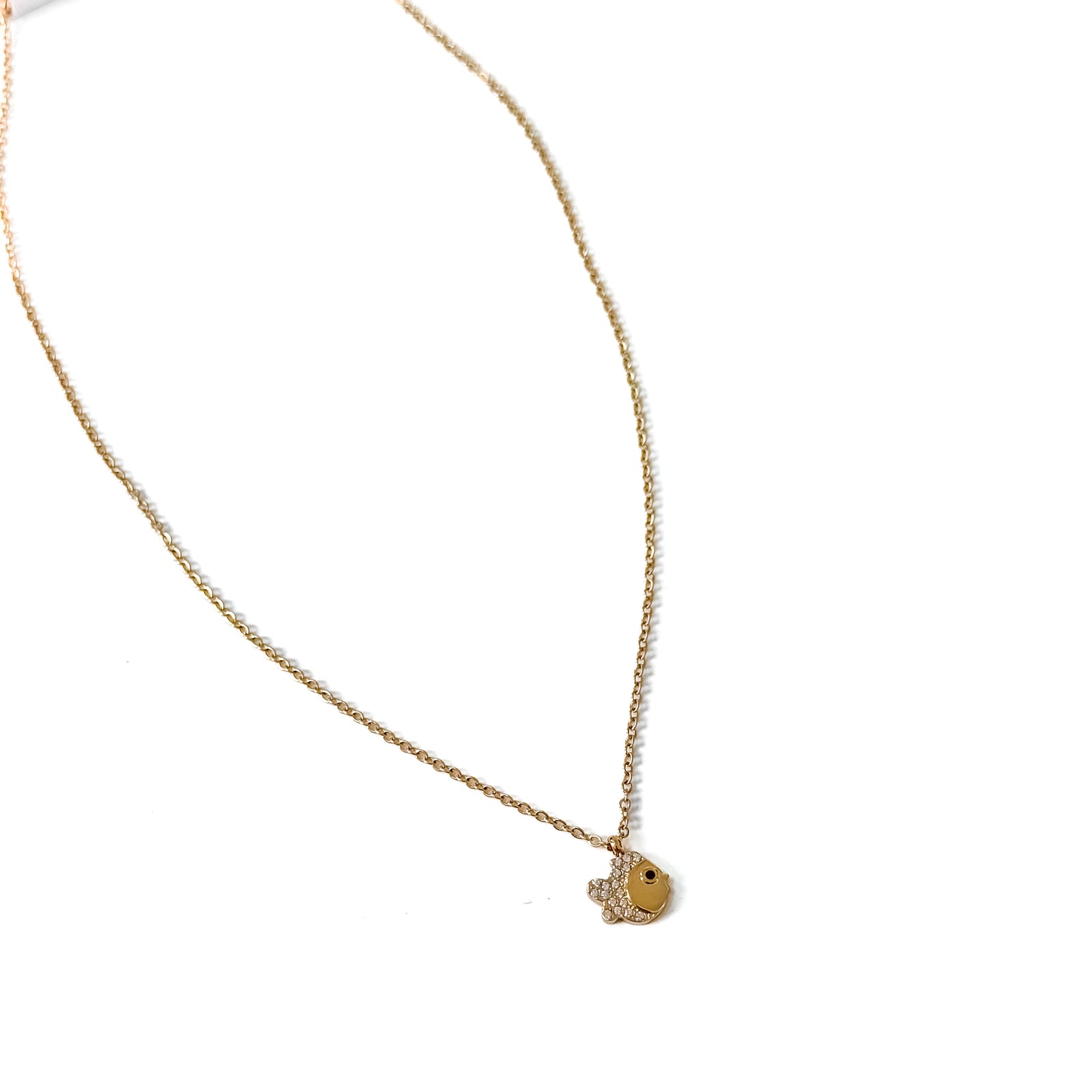Goldie Fish Necklace - WATERPROOF-Necklace-Pretty Simple