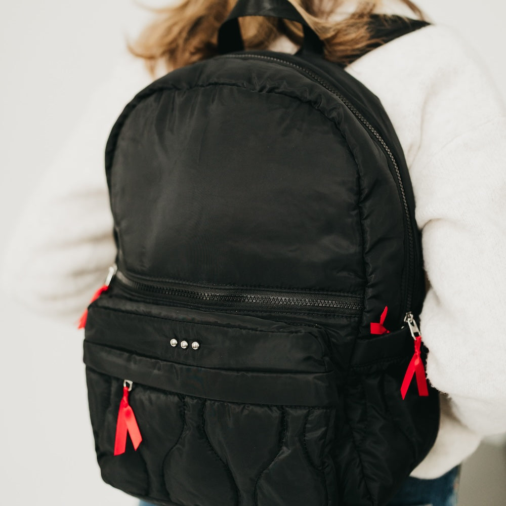Go-To Organized Puffer Nylon Backpack-Backpack-Pretty Simple