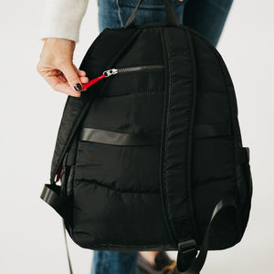Go-To Organized Puffer Nylon Backpack-Backpack-Pretty Simple